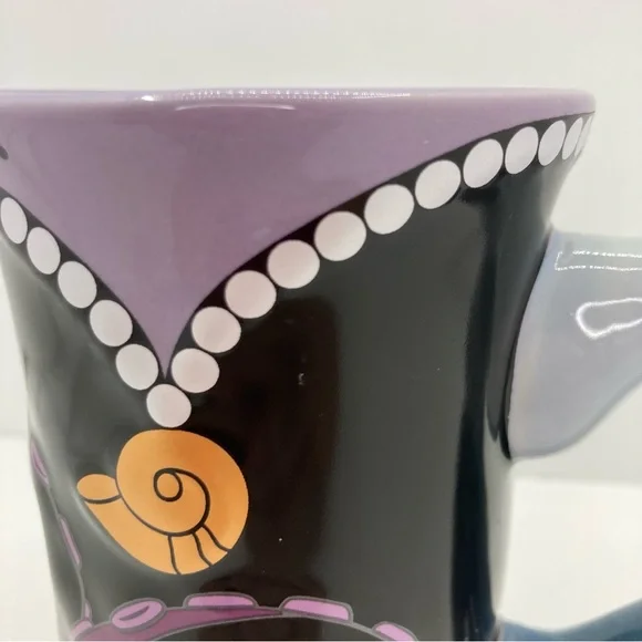 Disney Parks Pearls & Shell Ursula Mug - Picture 6 of 9